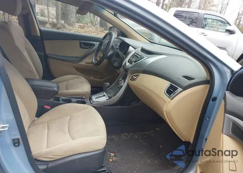 2011 Hyundai Elantra Gls (Ulsan Plant) from USA, damaged, VIN KMHDH4AE7BU100955